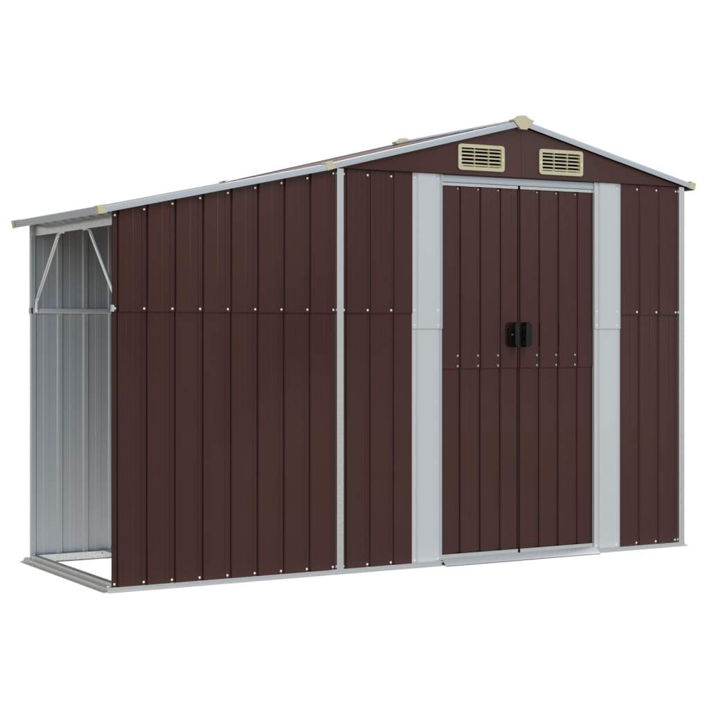 Shed CROMWELL, brown, 277x365.5cm