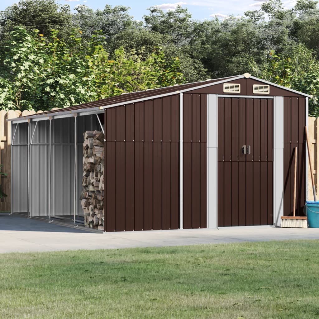 Shed CROMWELL, brown, 277x365.5cm