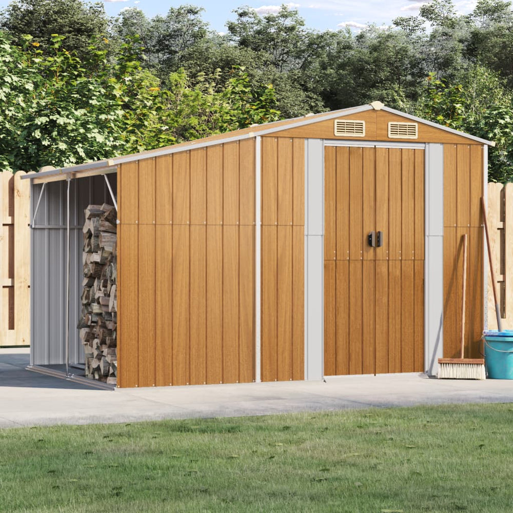Shed CROMWELL, light brown, 277x192.5cm