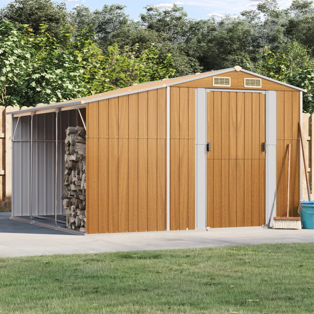 Shed CROMWELL, light brown, 277x279cm