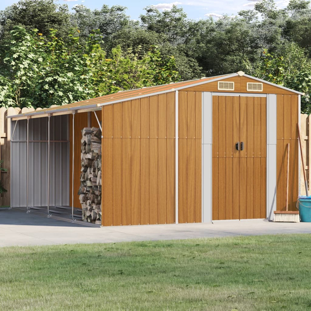 Shed CROMWELL, light brown, 277x365.5cm