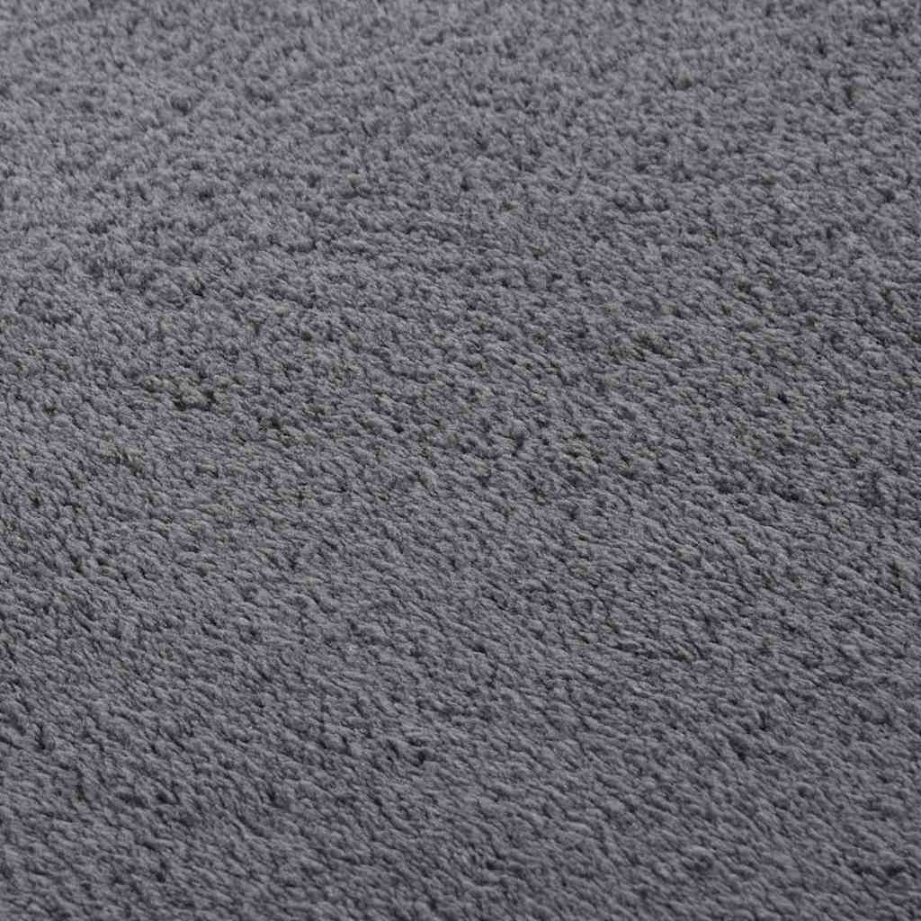Shaggy kilimas, antracito spalvos, 240x340 cm, poliesteris