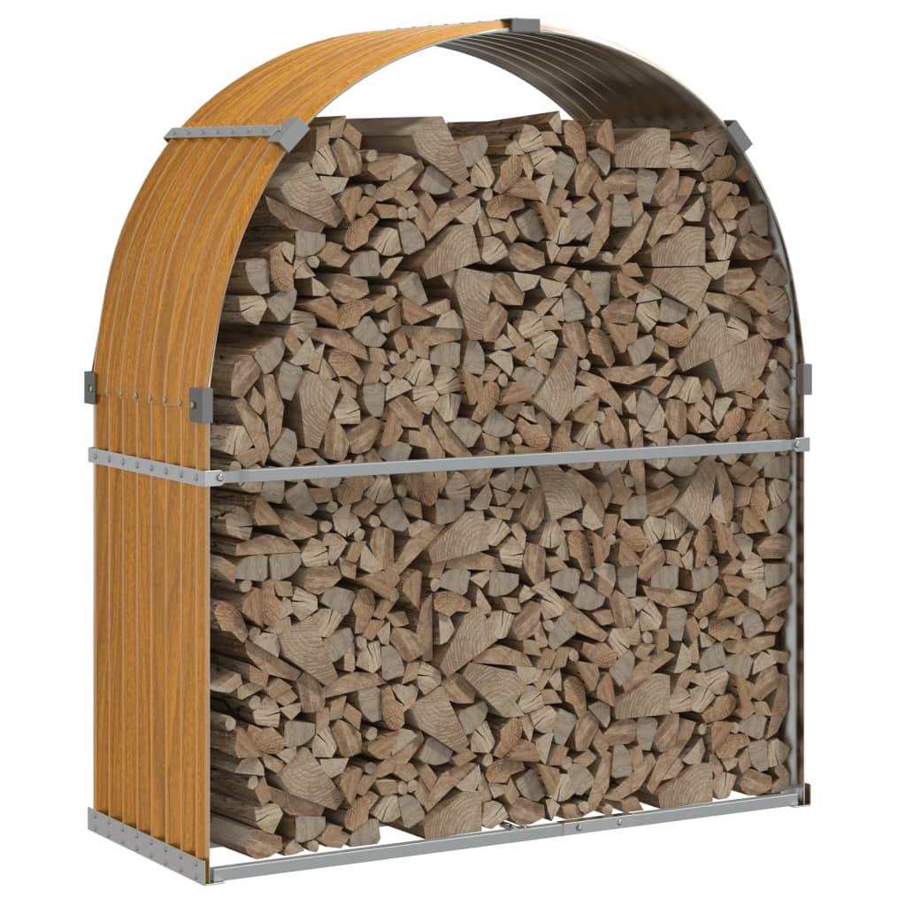 Malku statīvs, koka izskats, 120x45x140cm, cinkots tērauds