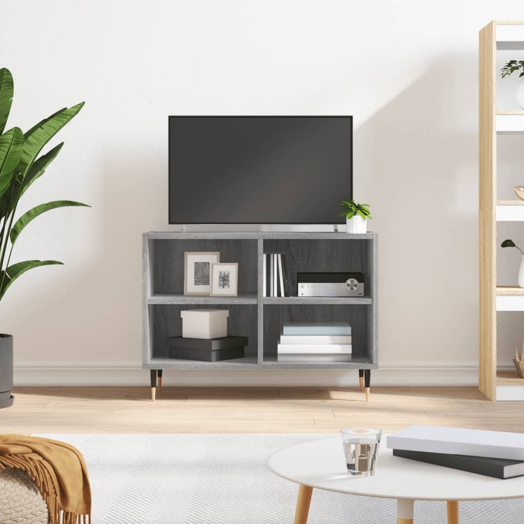 TV cabinet, grey oak, 69.5x30x50cm, wood