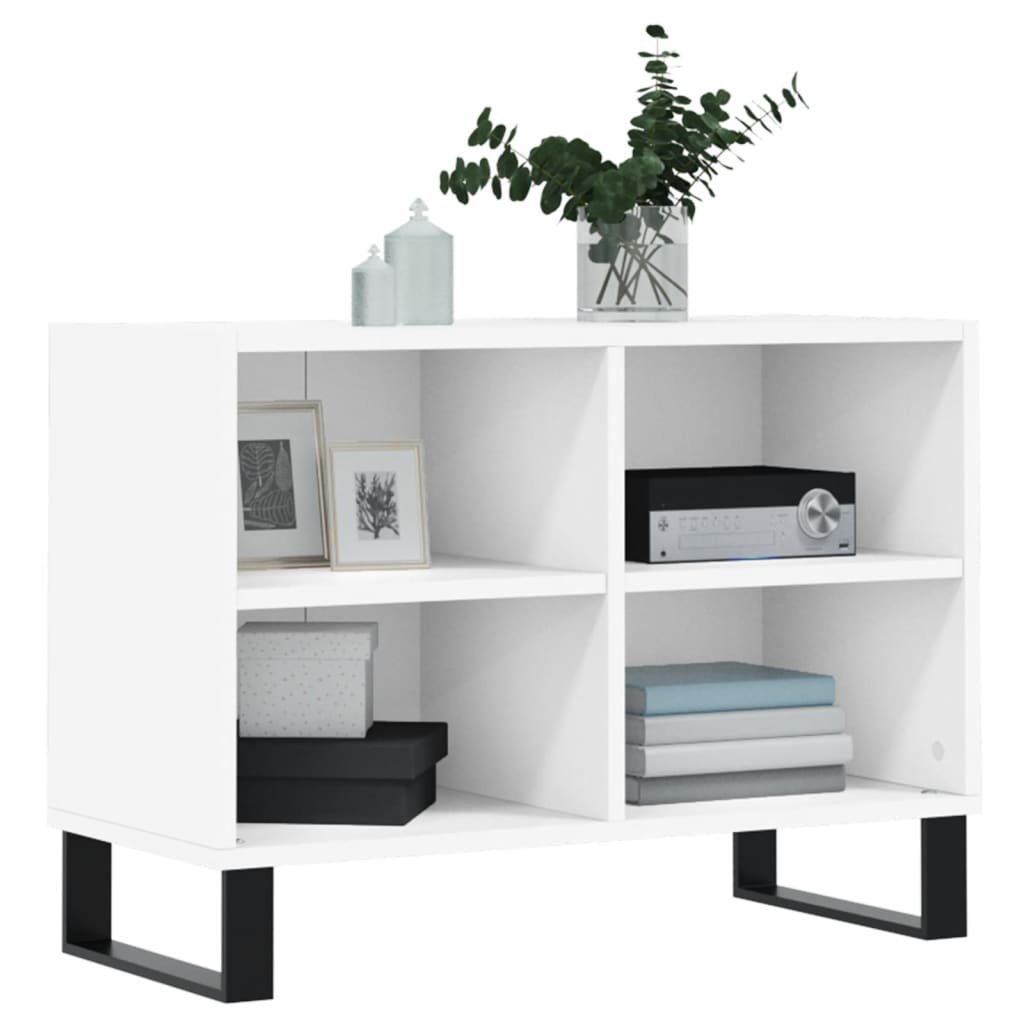 TV cabinet, white, 69.5x30x50cm, engineered wood