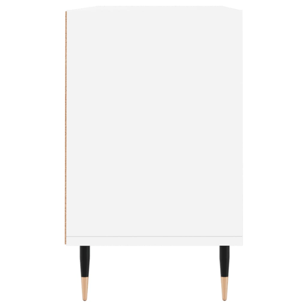 TV cabinet, white, 103.5x30x50cm, engineered wood