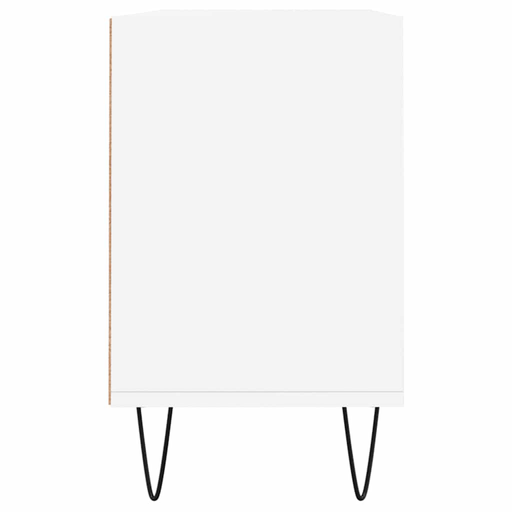 TV cabinet, white, 103.5x30x50cm, engineered wood