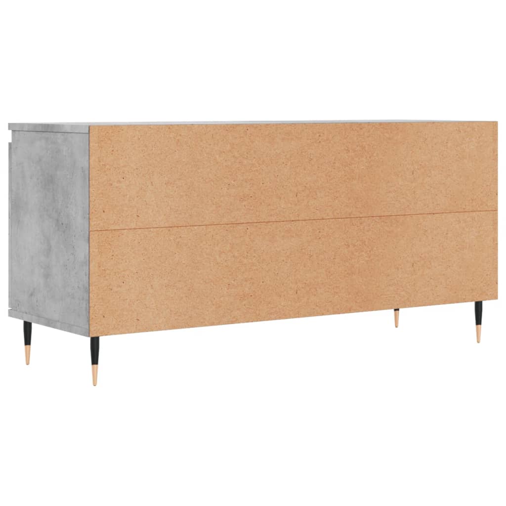 TV unit, concrete grey, 104x35x50cm, wood
