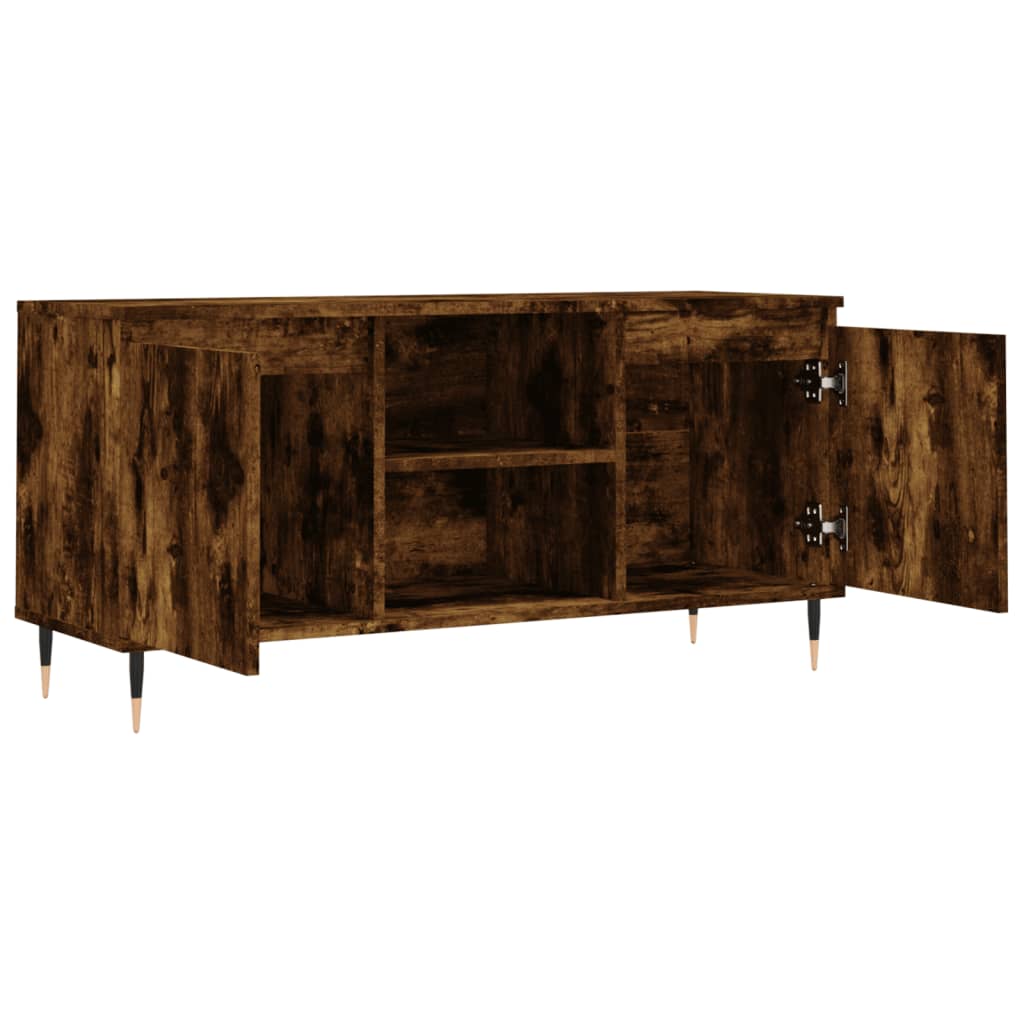 TV stand, smoky oak, 104x35x50cm, wood