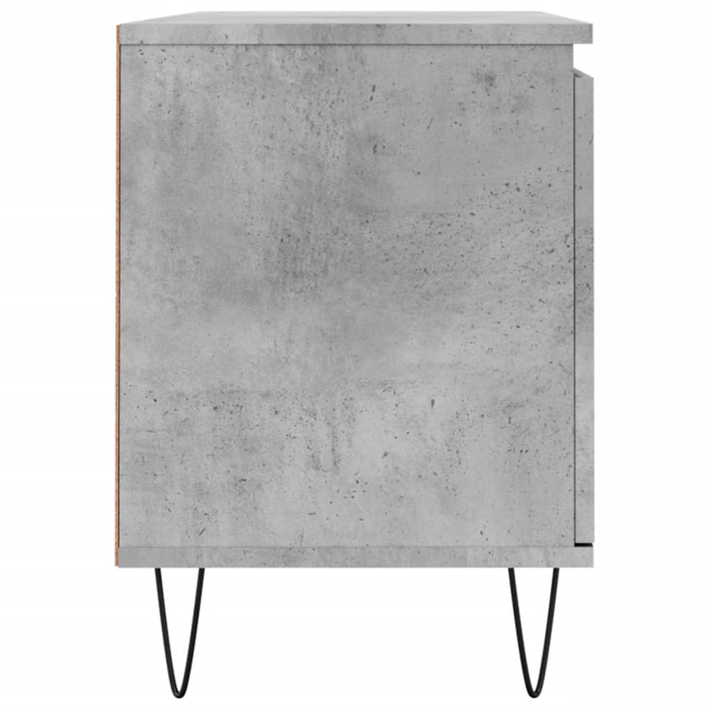 TV unit, concrete grey, 104x35x50cm, wood