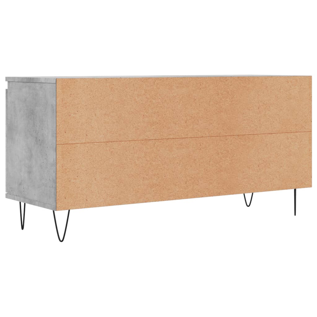 TV unit, concrete grey, 104x35x50cm, wood