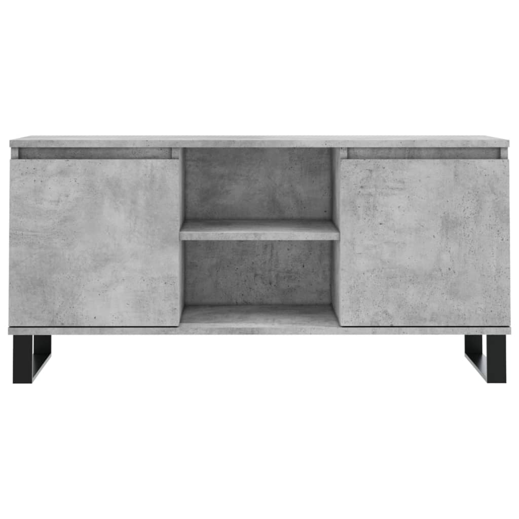 TV unit, concrete grey, 104x35x50cm, wood