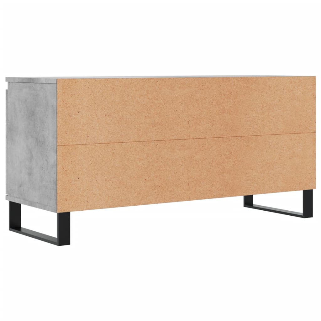 TV unit, concrete grey, 104x35x50cm, wood