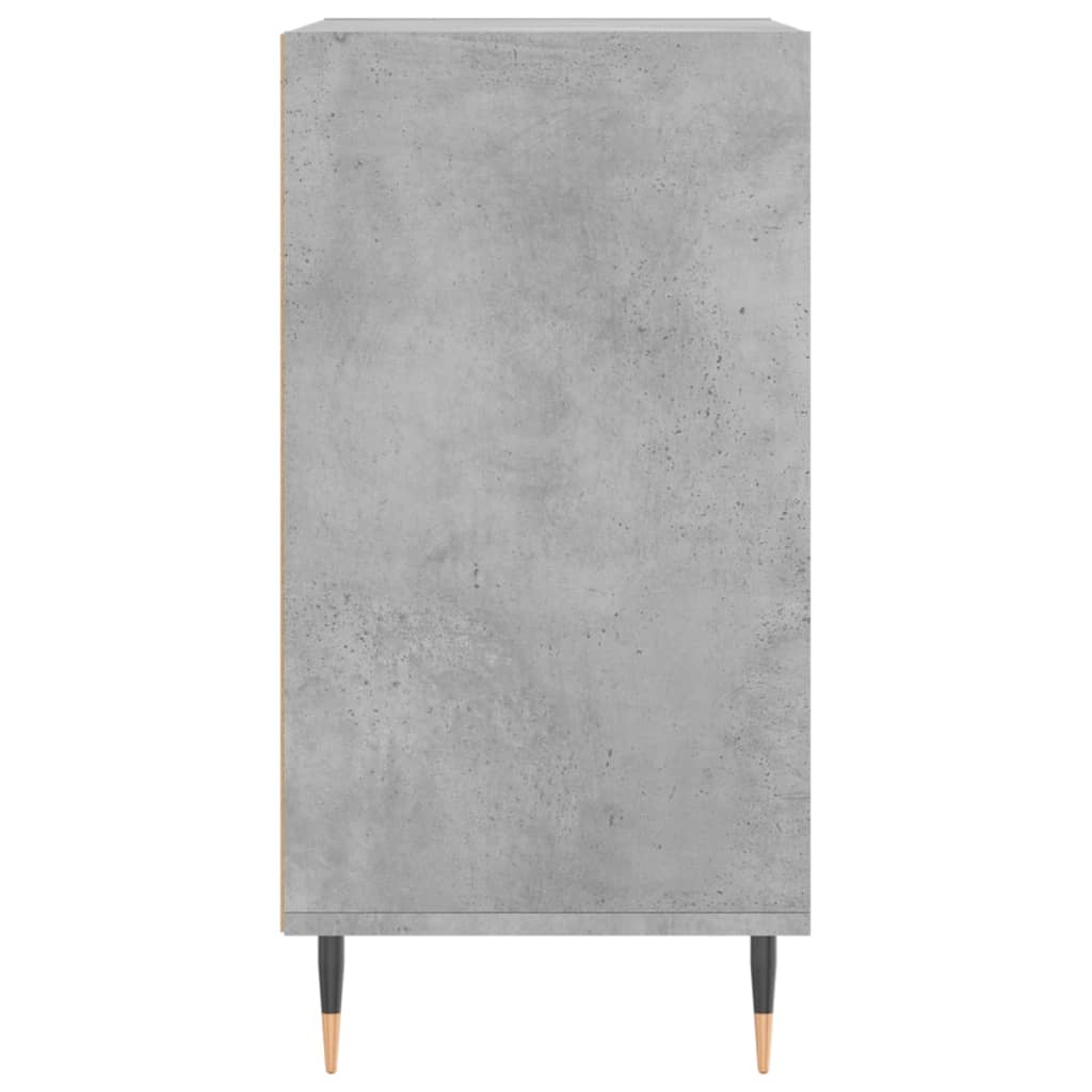 Sānu skapītis, betona pelēks, 57x35x70cm, apstrādāta koksne