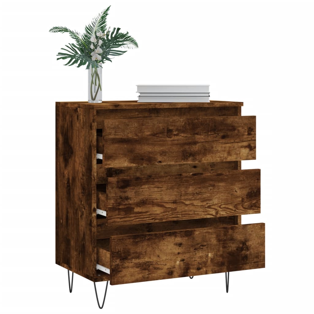 Sideboard, smoky oak, 60x35x70cm, engineered wood