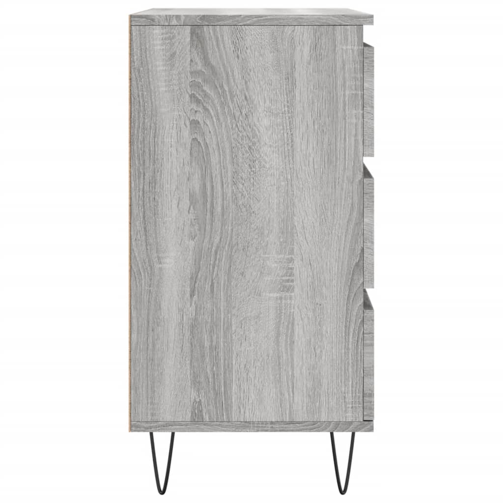 Sideboard, grey oak, 60x35x70cm, engineered wood