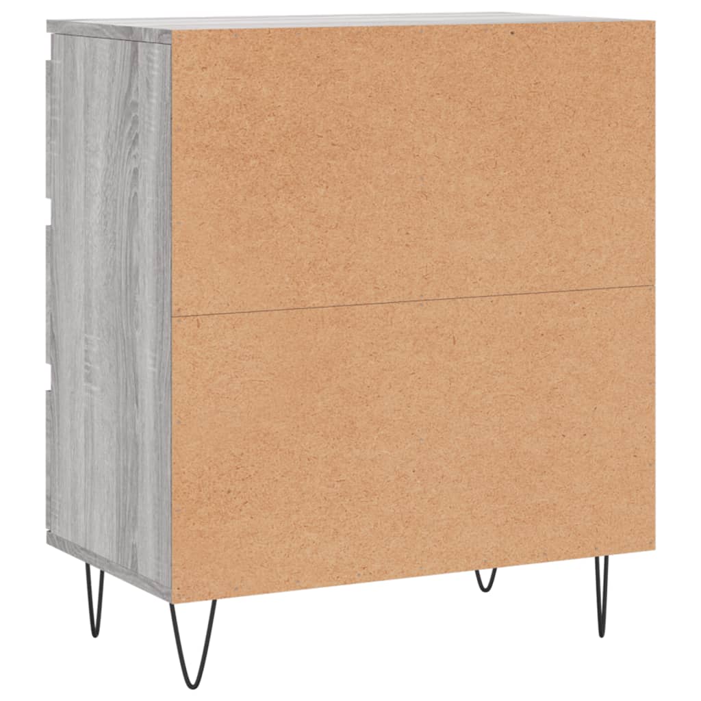 Sideboard, grey oak, 60x35x70cm, engineered wood