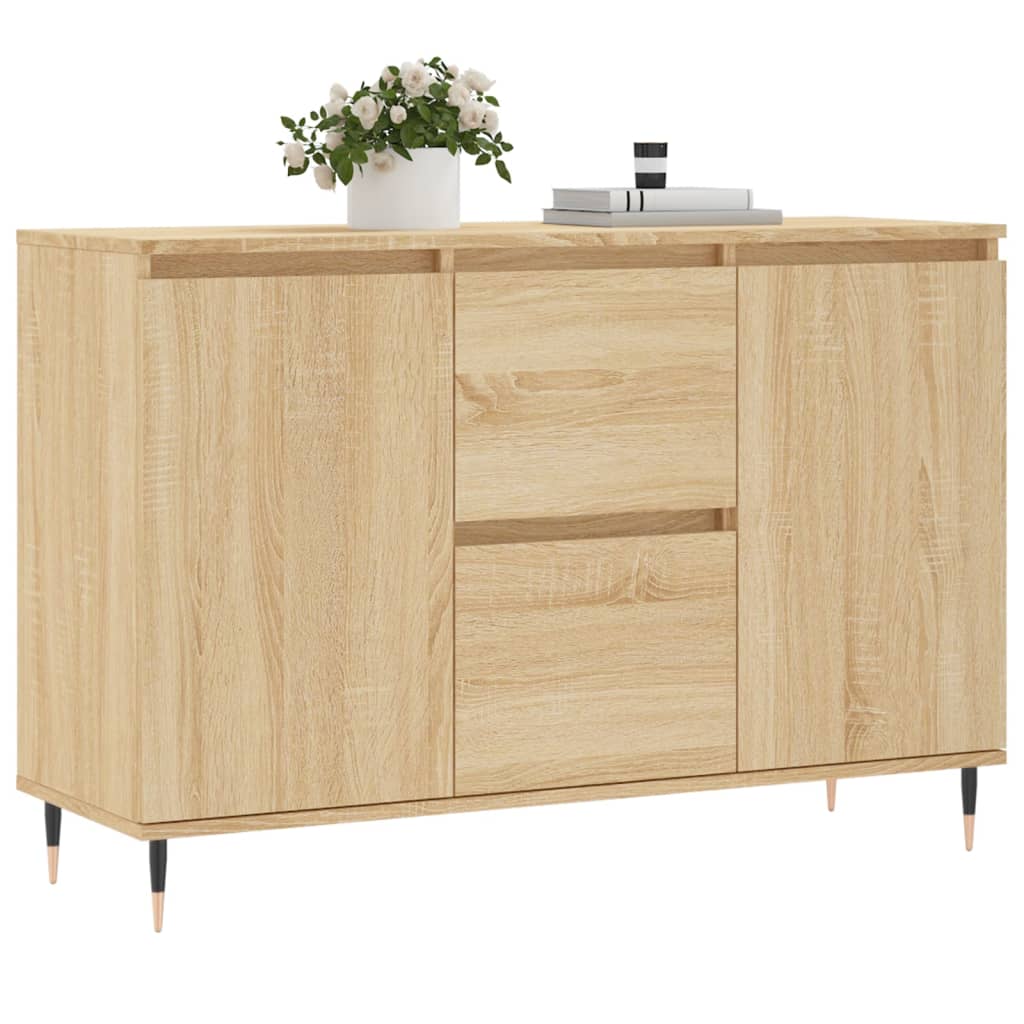 Sideboard, Sonoma oak, 104x35x70cm, engineered wood
