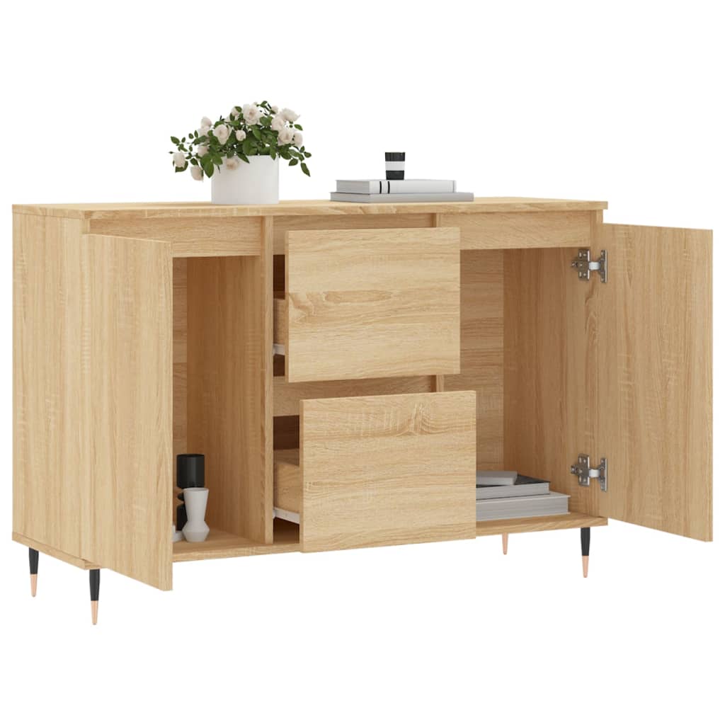 Sideboard, Sonoma oak, 104x35x70cm, engineered wood