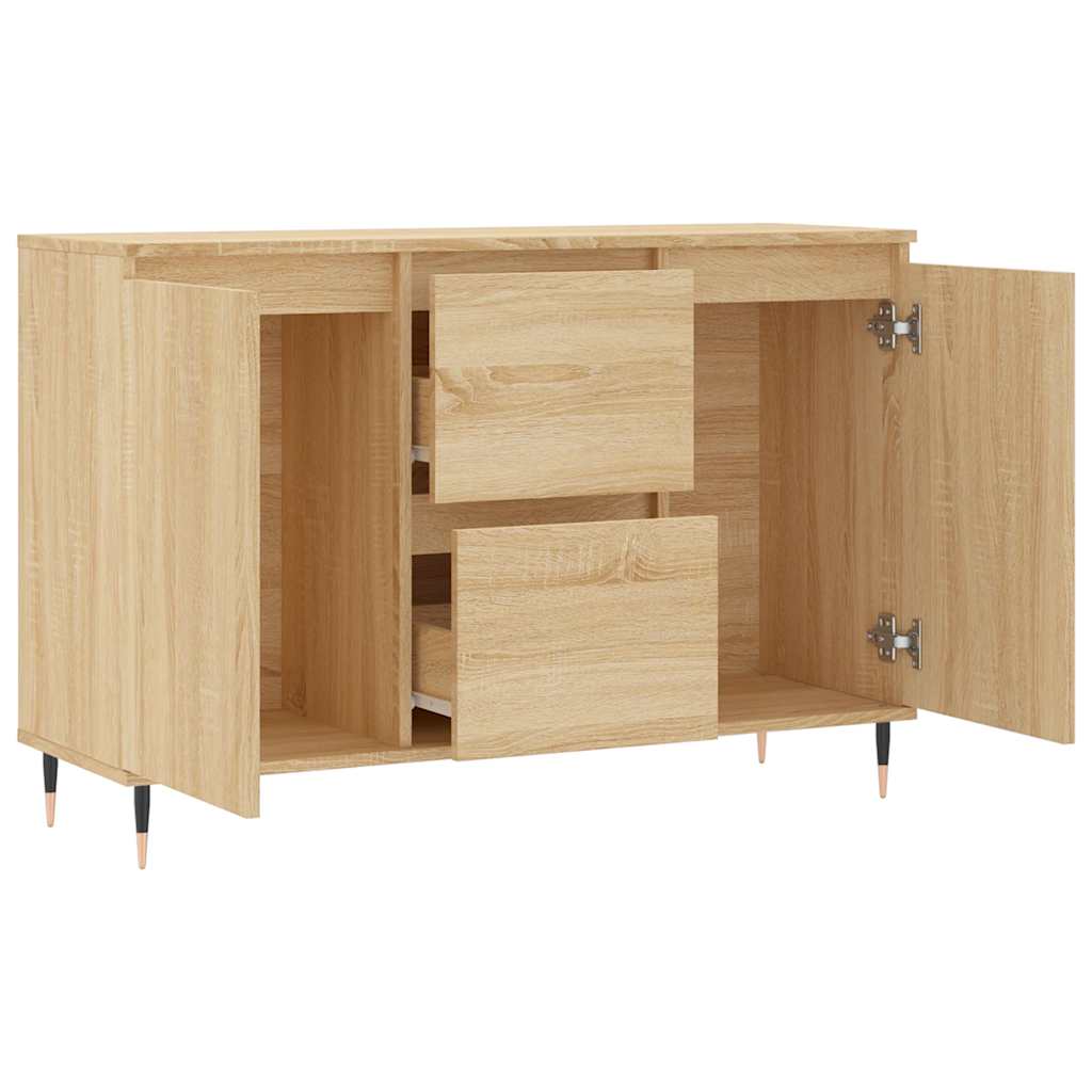 Sideboard, Sonoma oak, 104x35x70cm, engineered wood