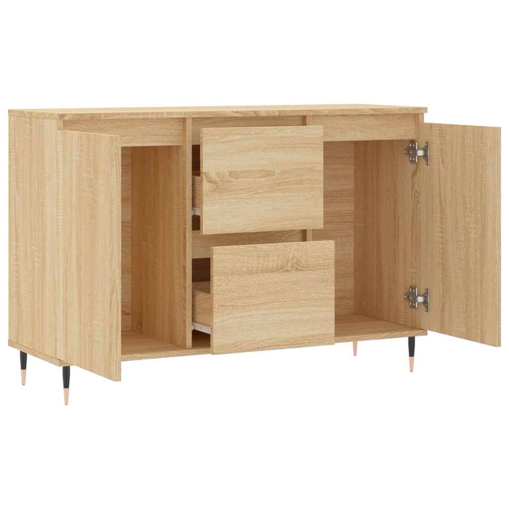 Sideboard, Sonoma oak, 104x35x70cm, engineered wood