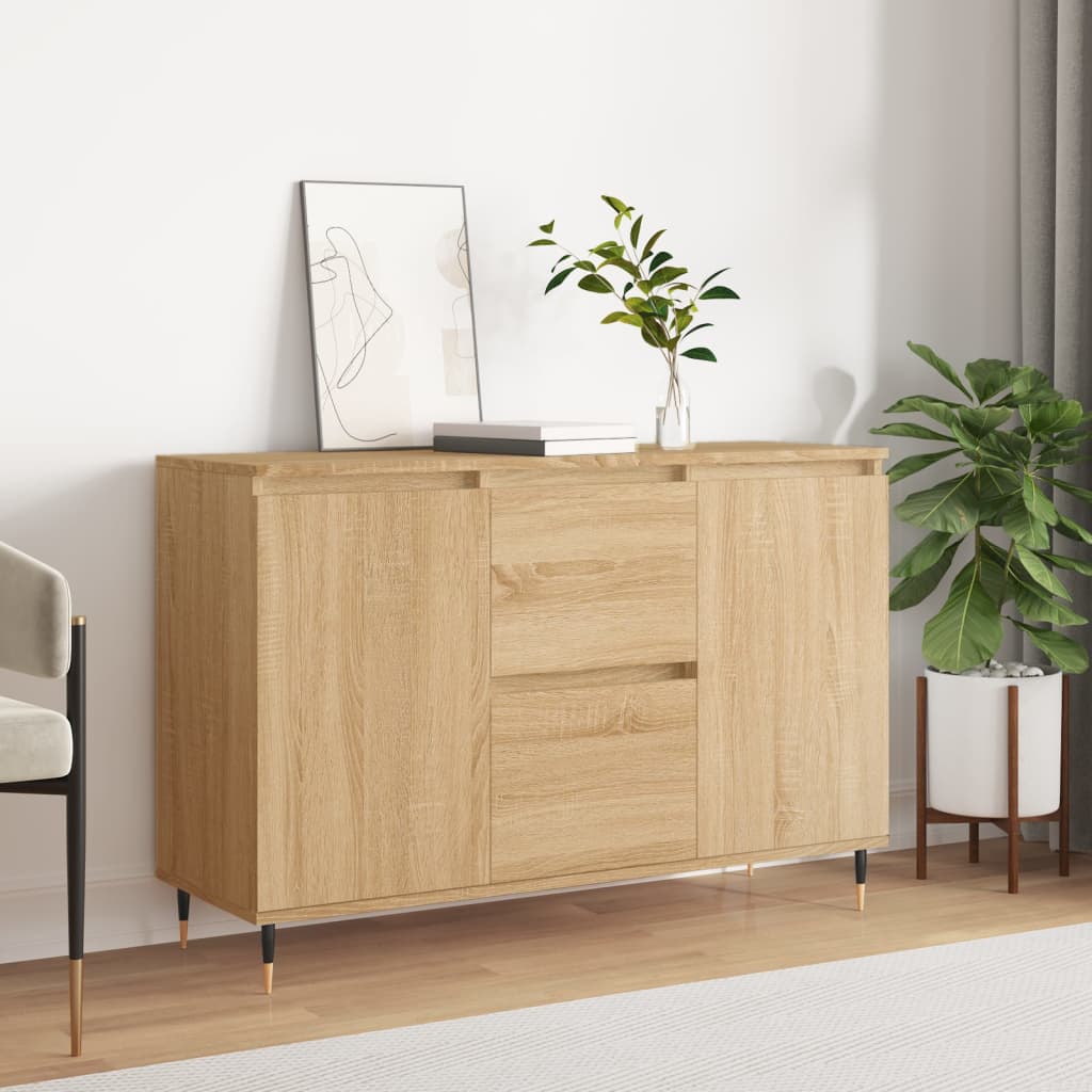 Sideboard, Sonoma oak, 104x35x70cm, engineered wood