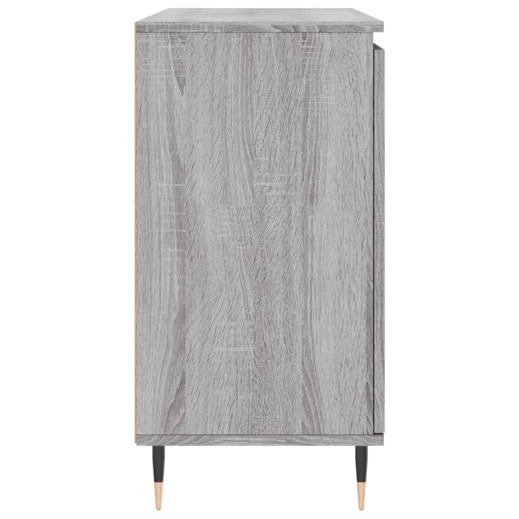 Sideboard, grey oak, 104x35x70cm, engineered wood