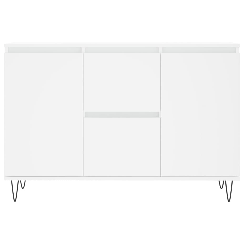 Sideboard, white, 104x35x70cm, engineered wood