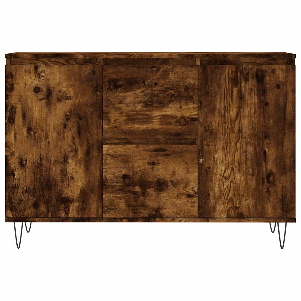 Sideboard, smoky oak, 104x35x70cm, engineered wood