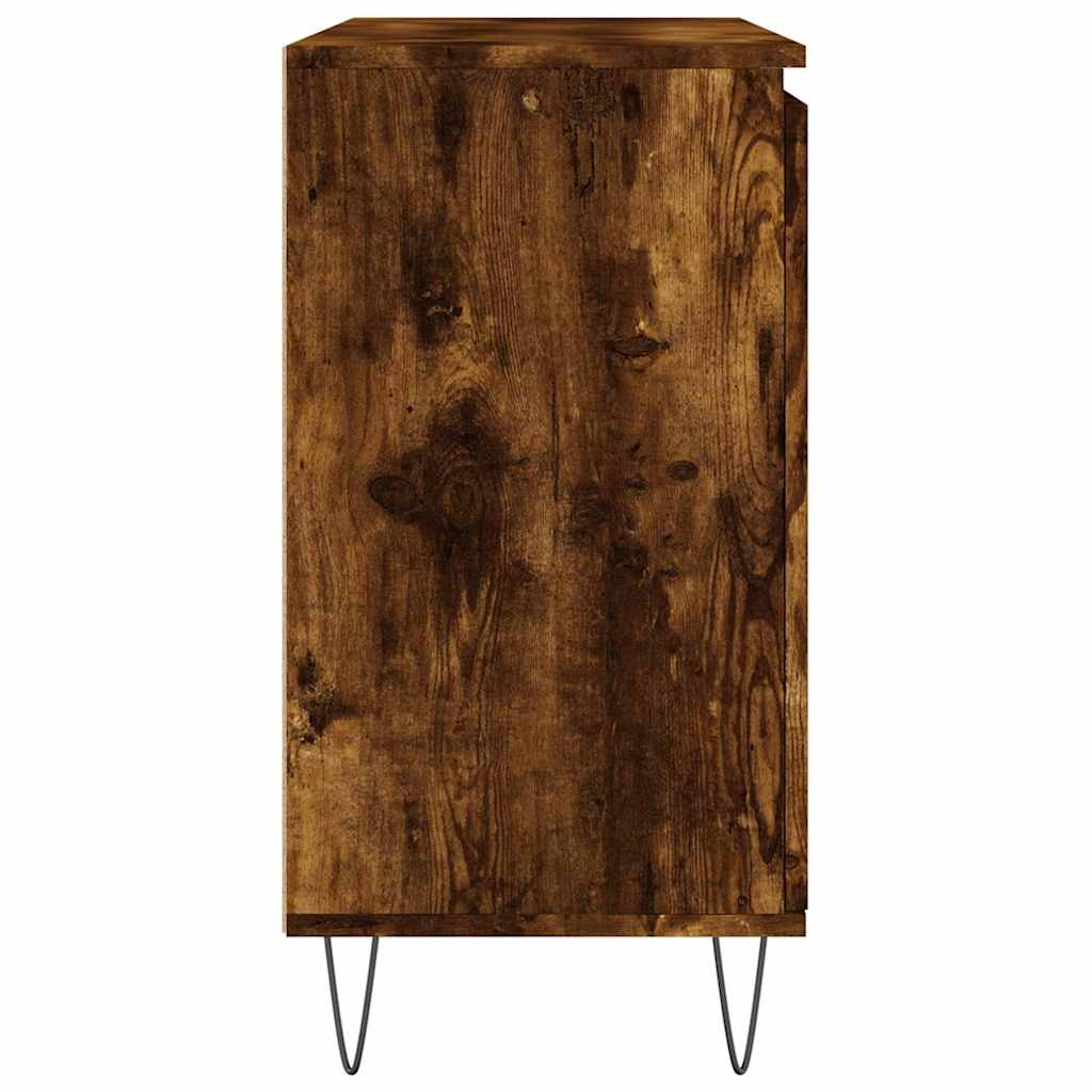 Sideboard, smoky oak, 104x35x70cm, engineered wood