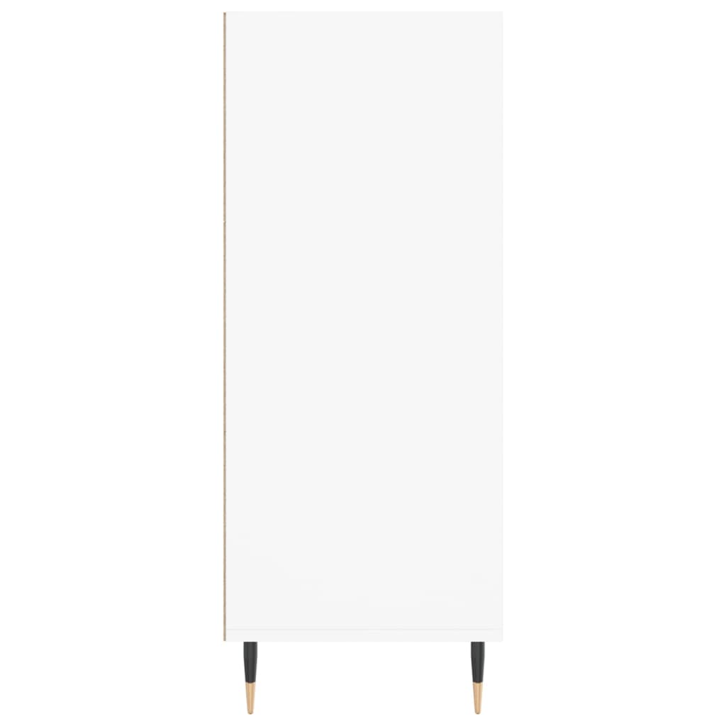 Kumode, balta, 57x35x90cm, apstrādāta koksne