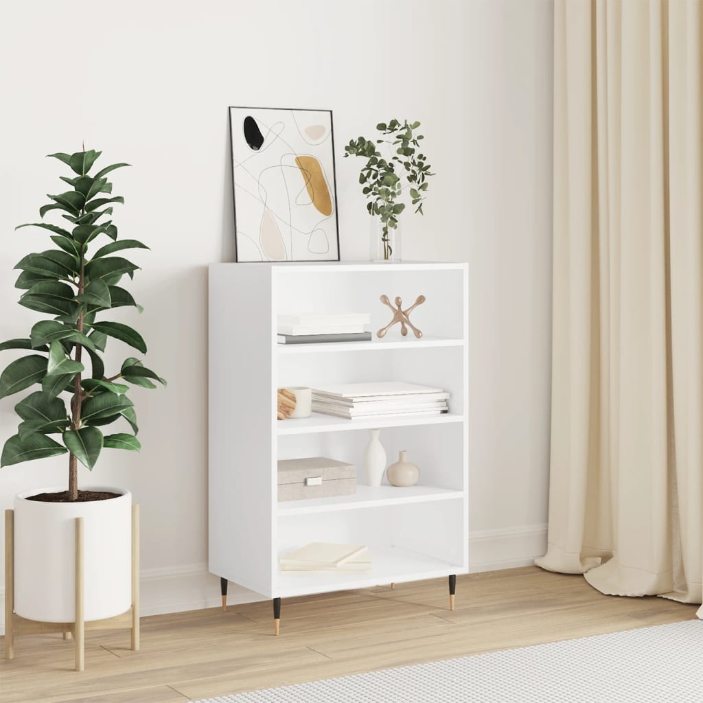Kumode, balta, 57x35x90cm, apstrādāta koksne