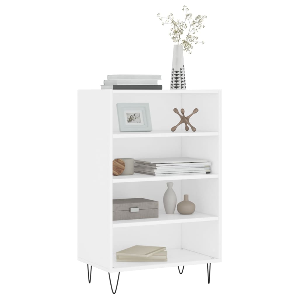 Chest of drawers, white, 57x35x90cm, engineered wood