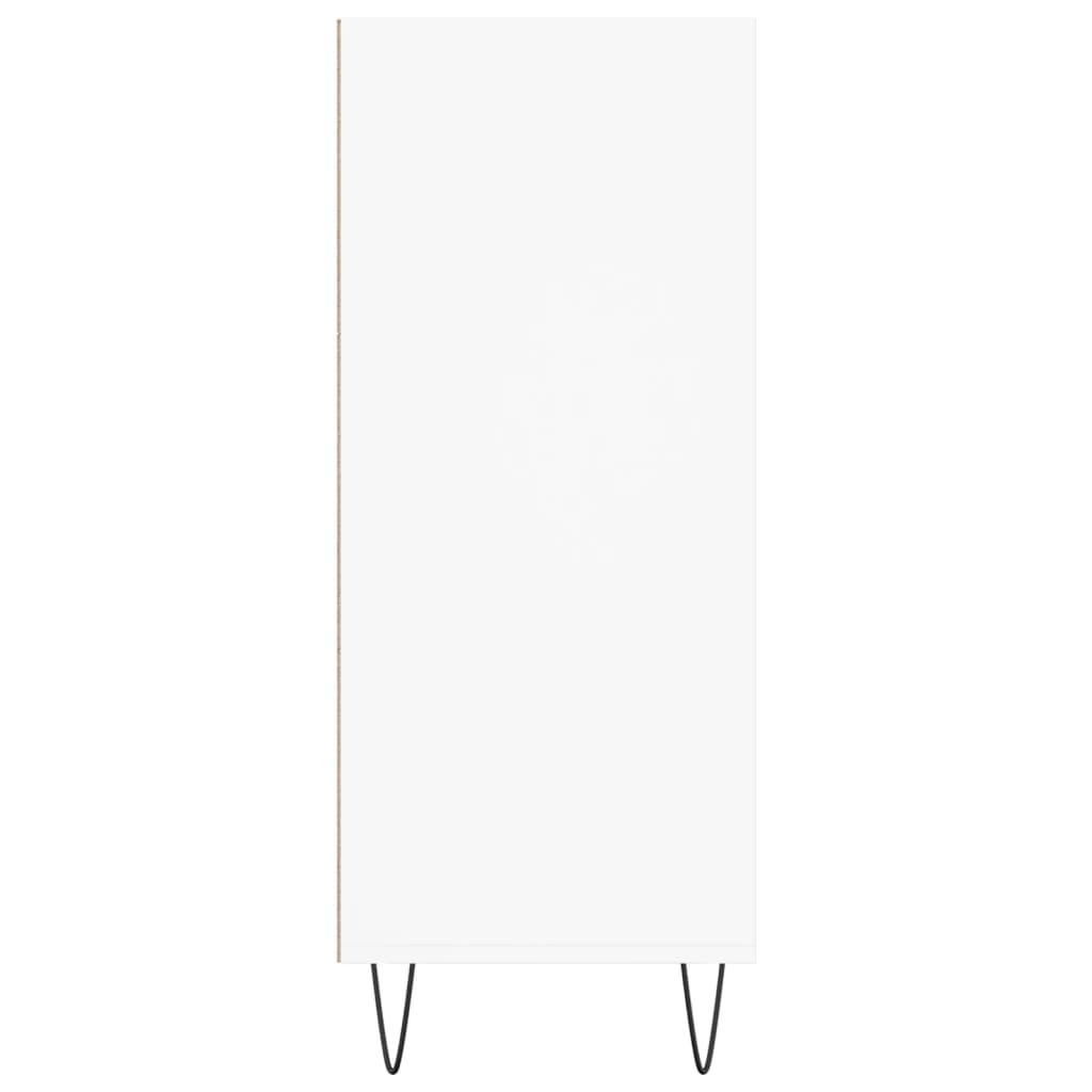 Chest of drawers, white, 57x35x90cm, engineered wood