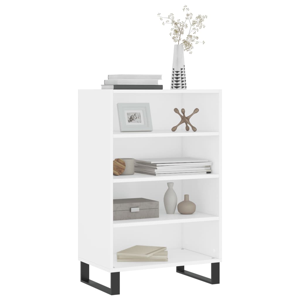 Chest of drawers, white, 57x35x90cm, engineered wood