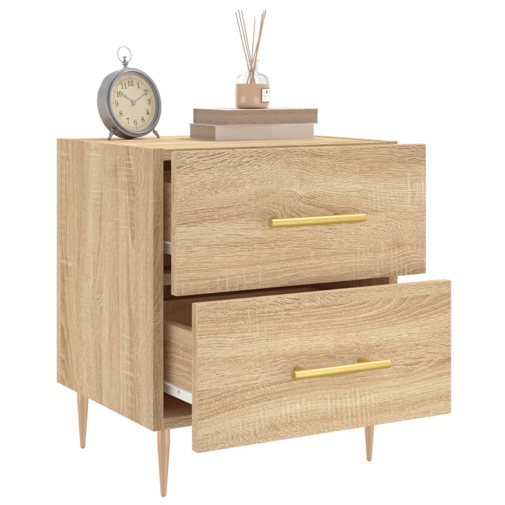 Bedside cabinet, Sonoma oak, 40x35x47.5cm, engineered wood