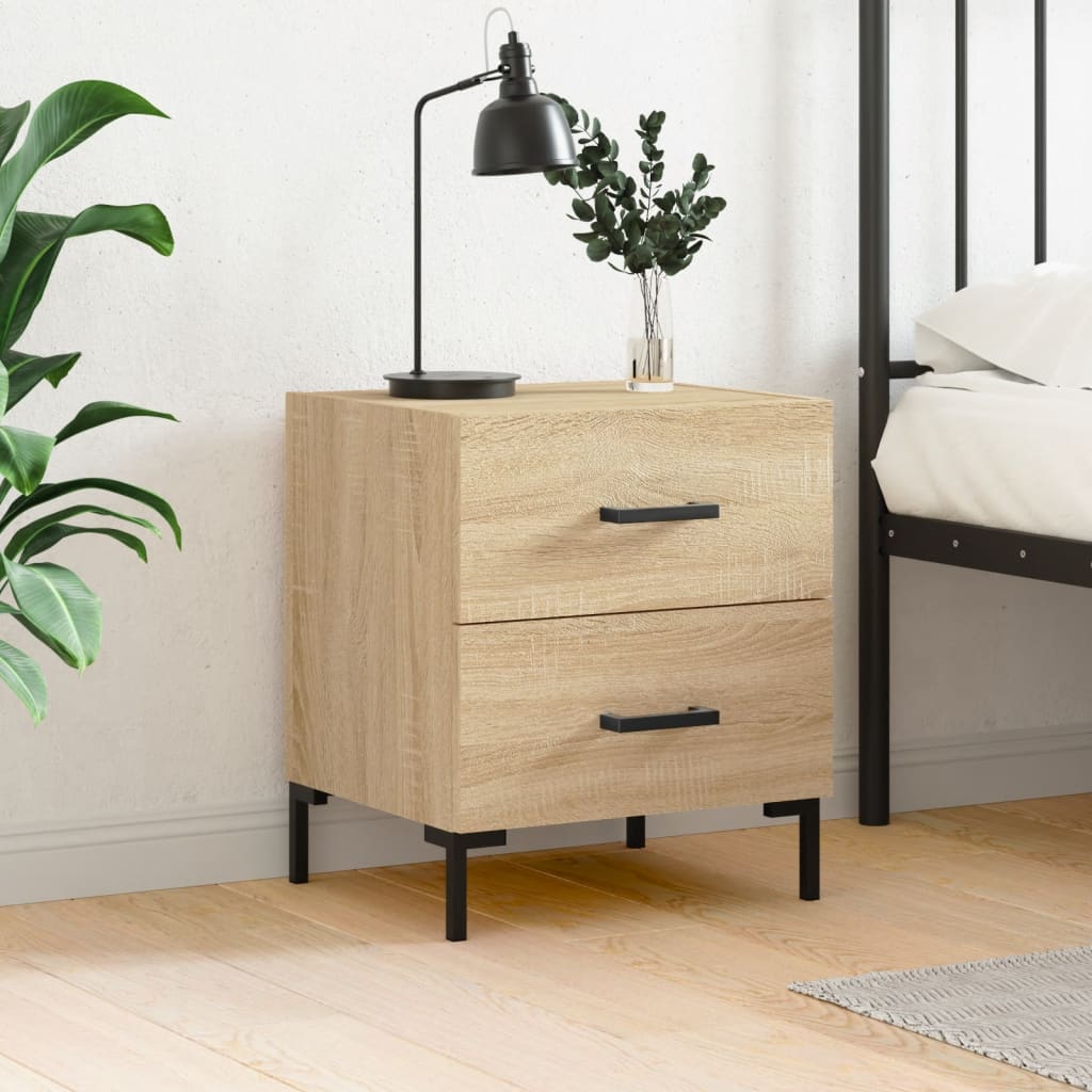 Nightstand, Sonoma oak, 40x35x47.5cm, engineered wood