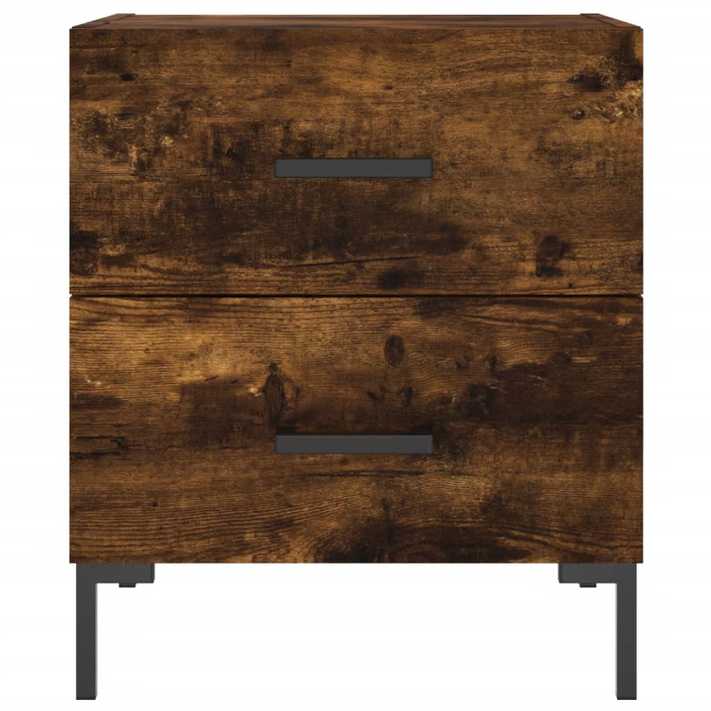 Bedside table, smoky oak, 40x35x47.5cm, wood