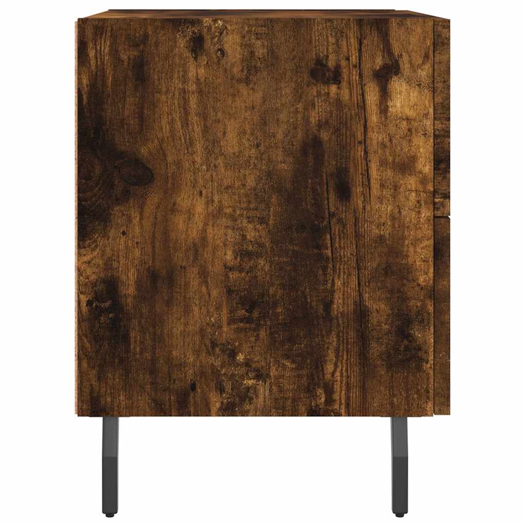 Bedside tables, 2 pcs, smoky, 40x35x47.5cm, wood