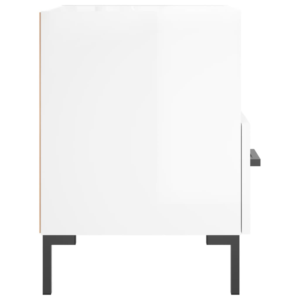Bedside tables, 2 pcs., white, 40x35x47.5cm, wood