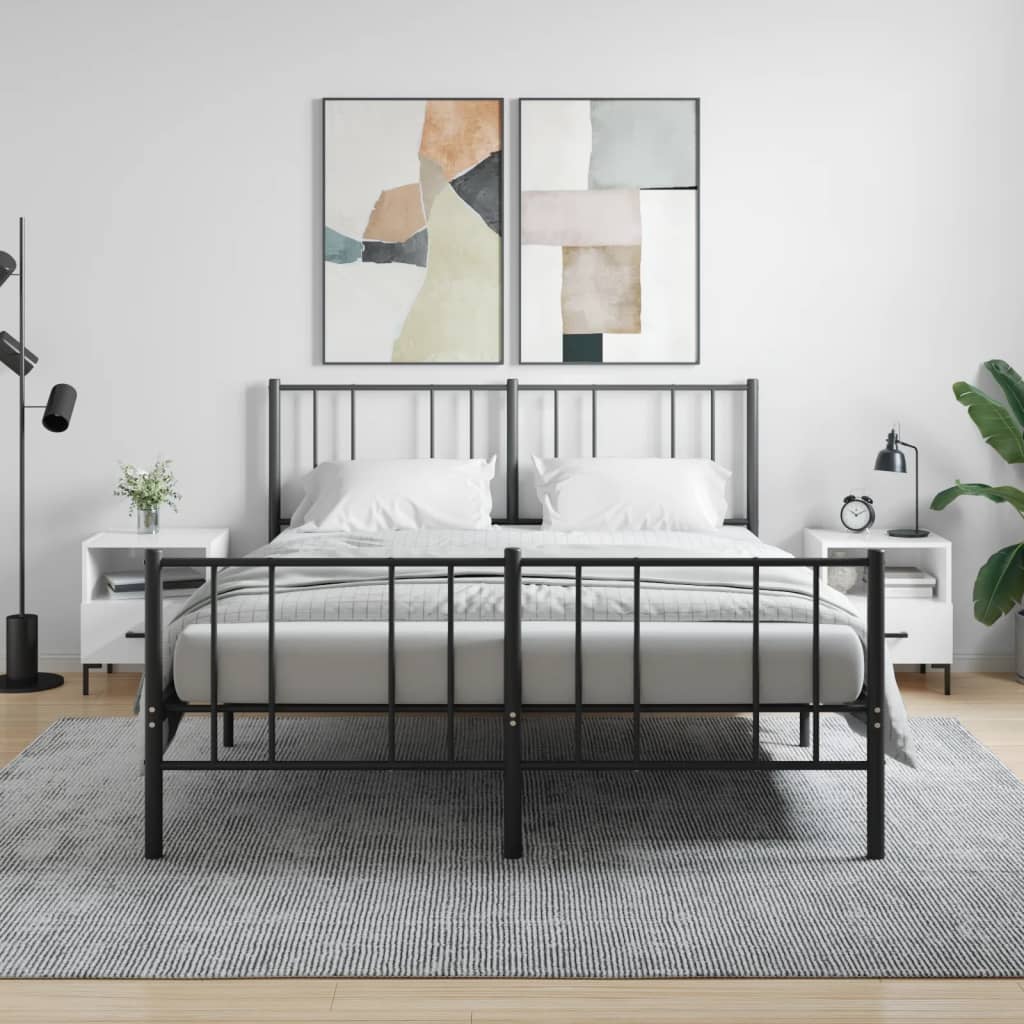 Bedside tables, 2 pcs., white, 40x35x47.5cm, wood