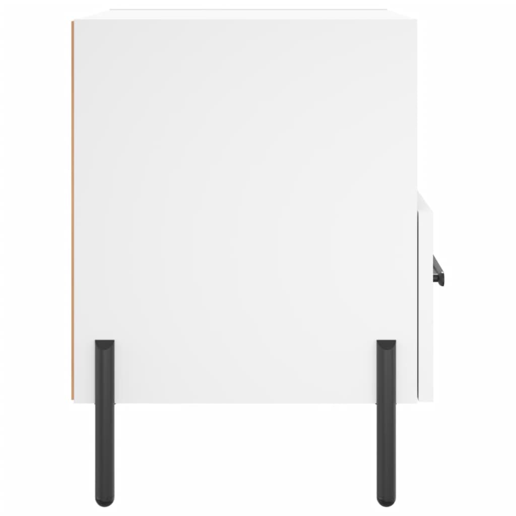 Bedside tables, 2 pcs., white, 40x35x47.5cm, wood