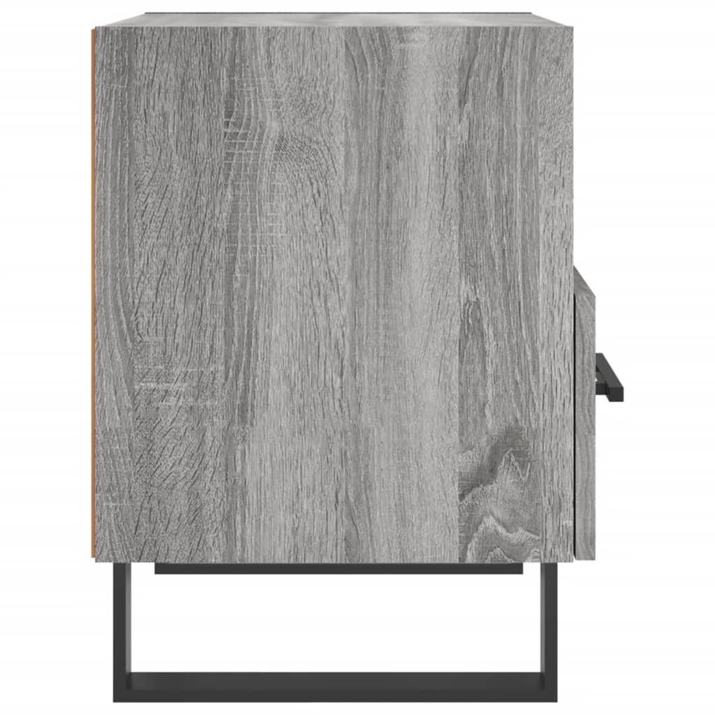 Bedside tables, 2 pcs, grey oak, 40x35x47.5cm, wood