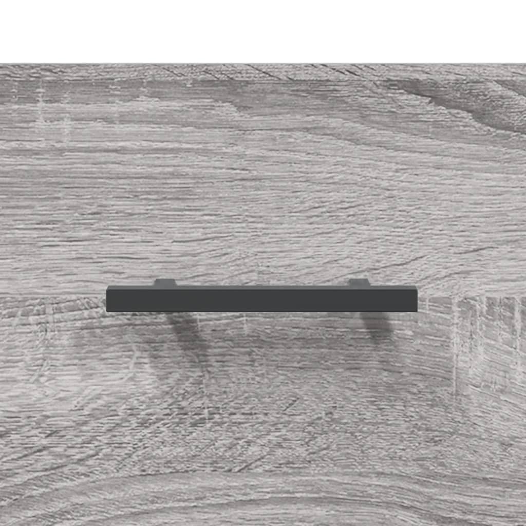Bedside tables, 2 pcs, grey oak, 40x35x47.5cm, wood