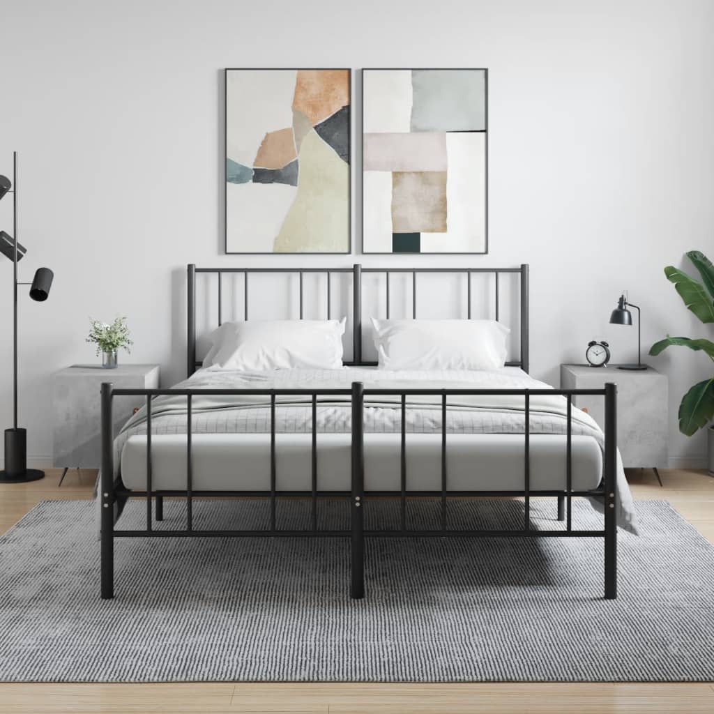 Nightstands, 2 pcs., concrete gray, 40x40x50cm, wood