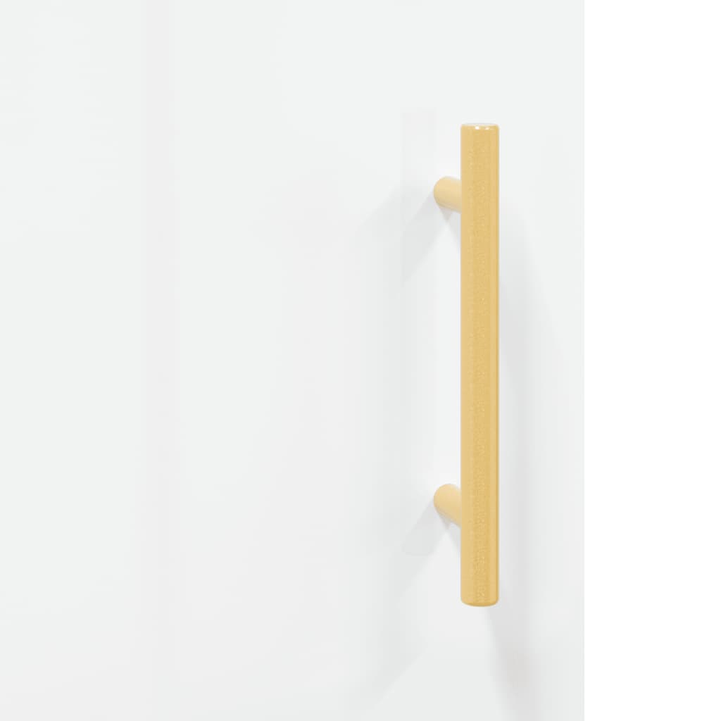 Bedside tables, 2 pcs., white, 40x40x50cm, engineered wood