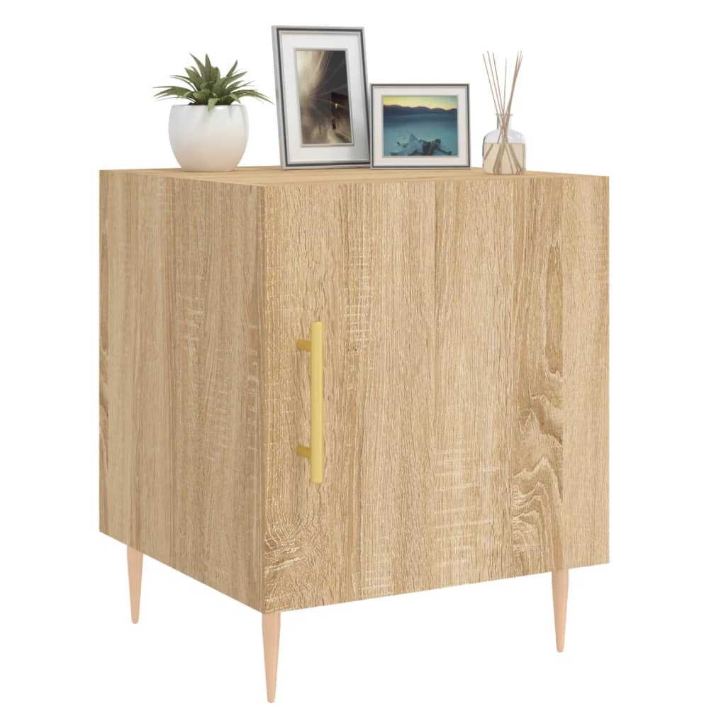 Bedside tables, 2 pcs., Sonoma oak, 40x40x50cm, wood