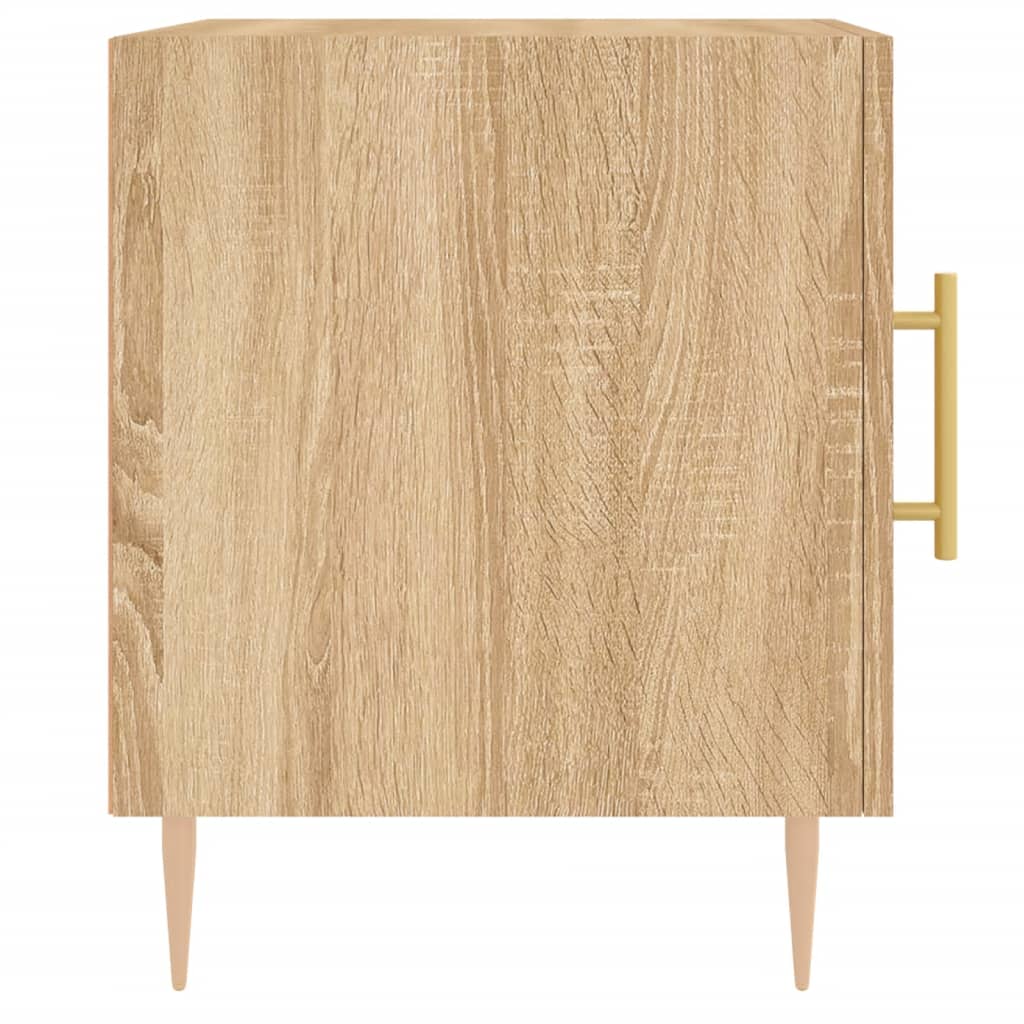 Bedside tables, 2 pcs., Sonoma oak, 40x40x50cm, wood