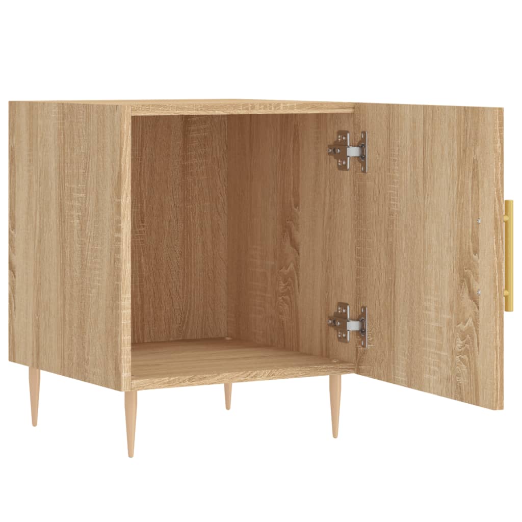 Bedside tables, 2 pcs., Sonoma oak, 40x40x50cm, wood
