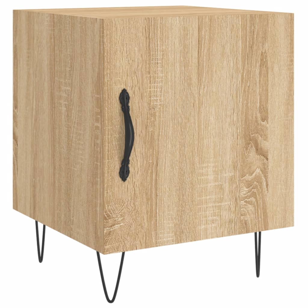 Bedside tables, 2 pcs., Sonoma oak, 40x40x50cm, wood